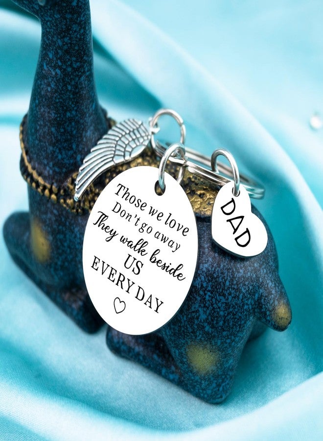 Aisity Sympathy Gifts for Loss Of Dad Memorial Bereavement Gifts for Loss Of Father Sympathy Gift Memorial Funeral Loved One Passed Away Gift-Dad Memorial Keychain - Image 4